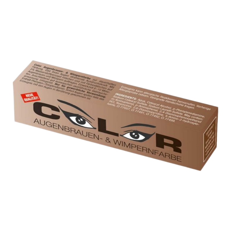 Color AWF Wenkbrauw- en wimperverf Natuur bruin 15 ml