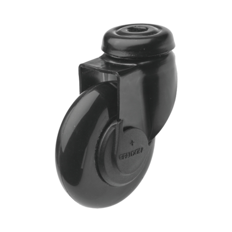 Efalock Clic Tec Caster black 4 stuks piccolo