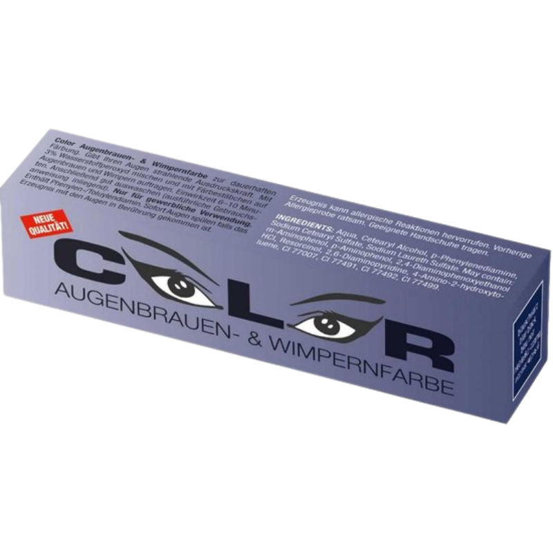 Color AWF Wenkbrauw- en wimperverf Blue-black