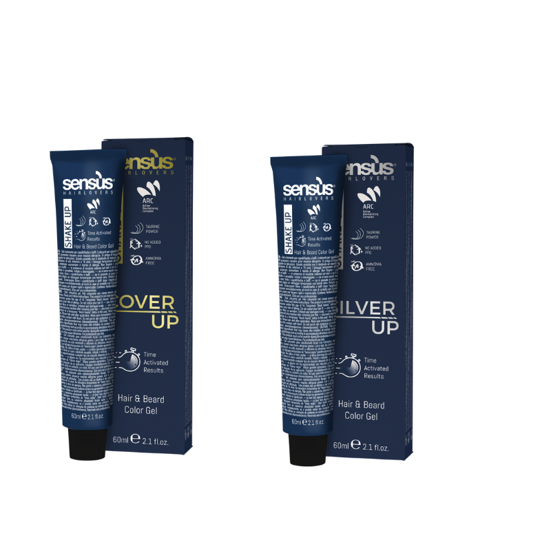 Sens.ùs Shake Up Kit (4 Cover Up 60 ml + 4 Silver Up 60 ml)