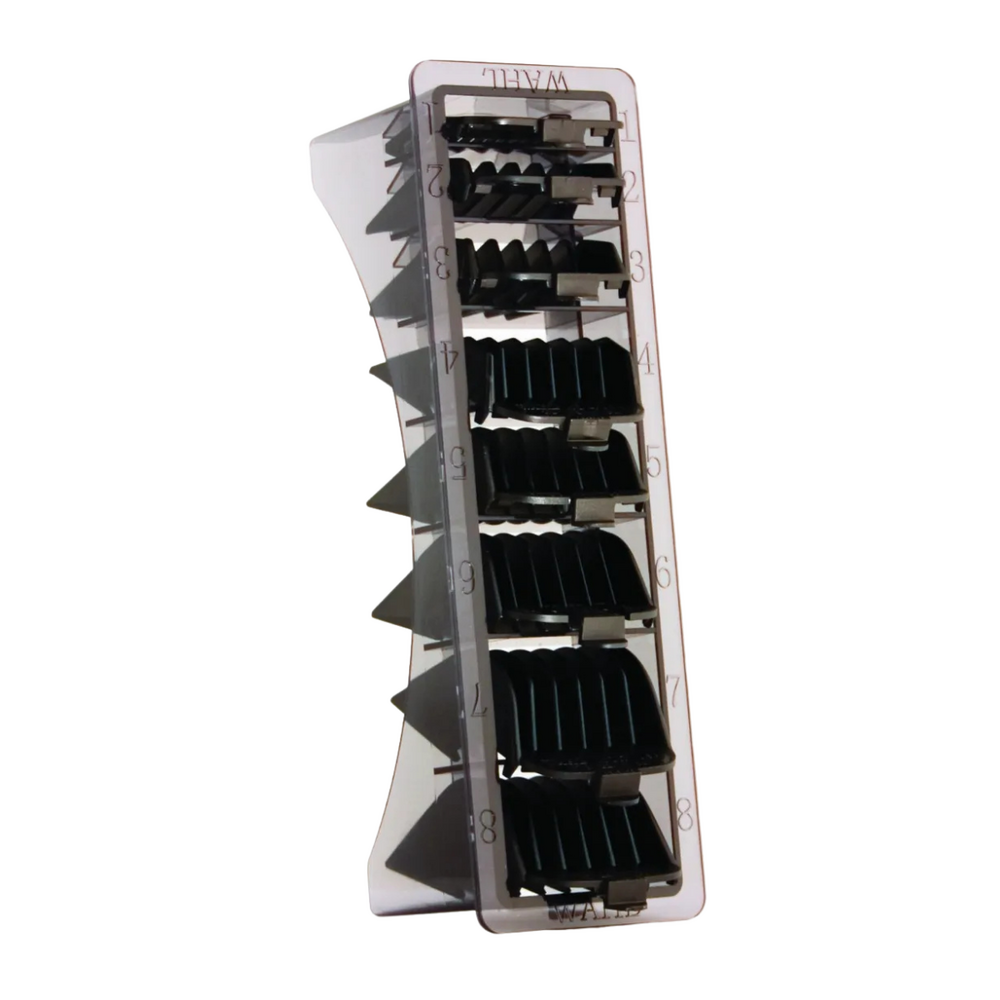 Wahl Opzetkamset Nr. 1-8 Black (3-25 mm)