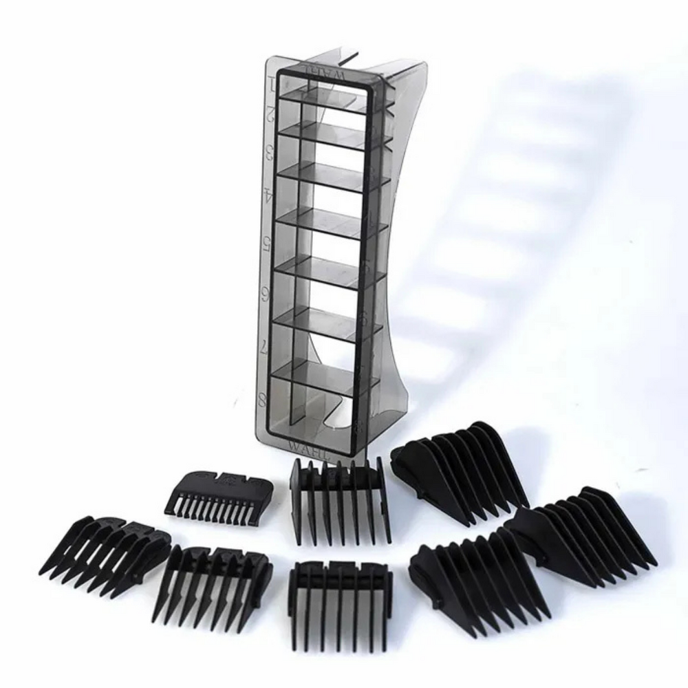 Wahl Opzetkamset Nr. 1-8 Black (3-25 mm)