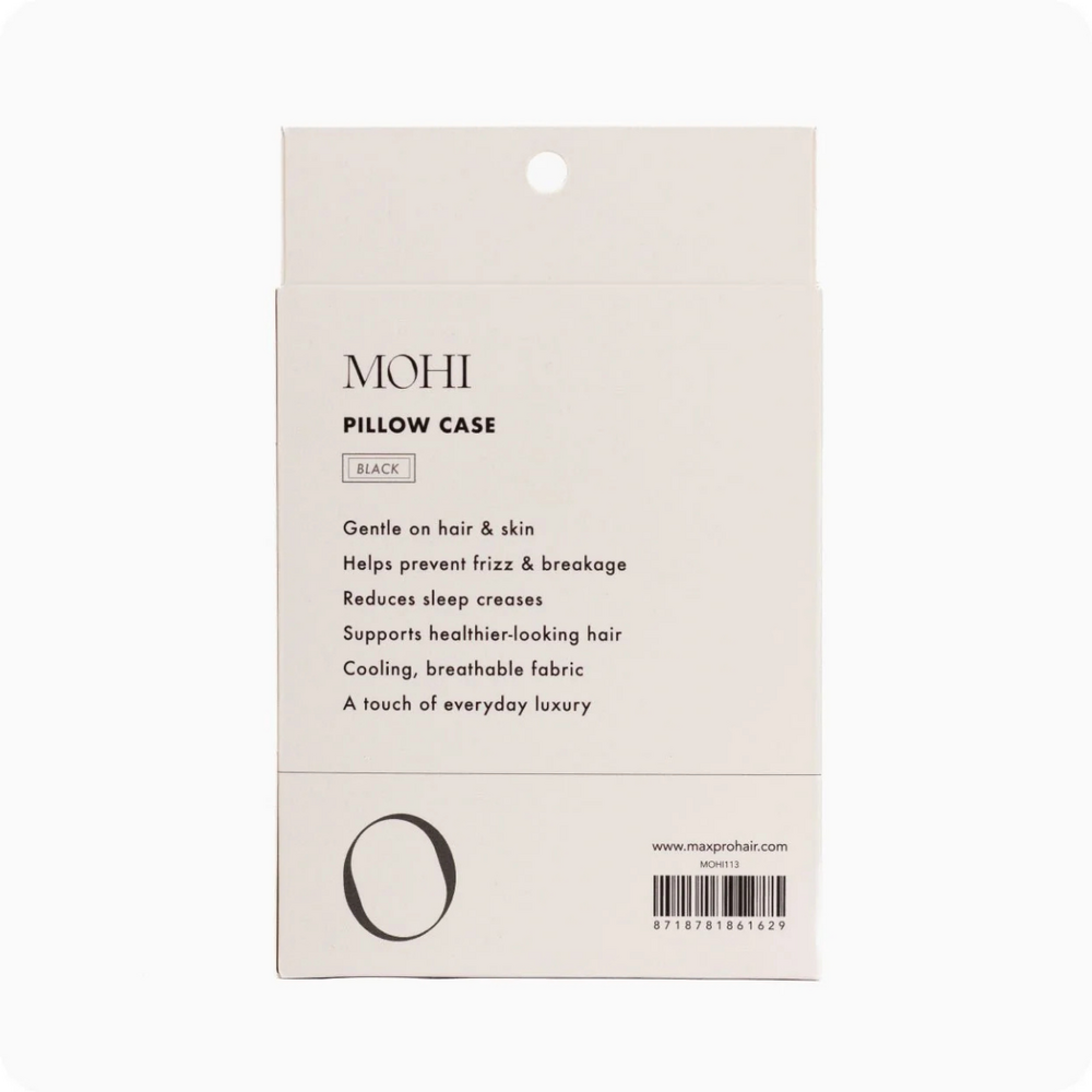 MOHI Satin Pillow Case Black
