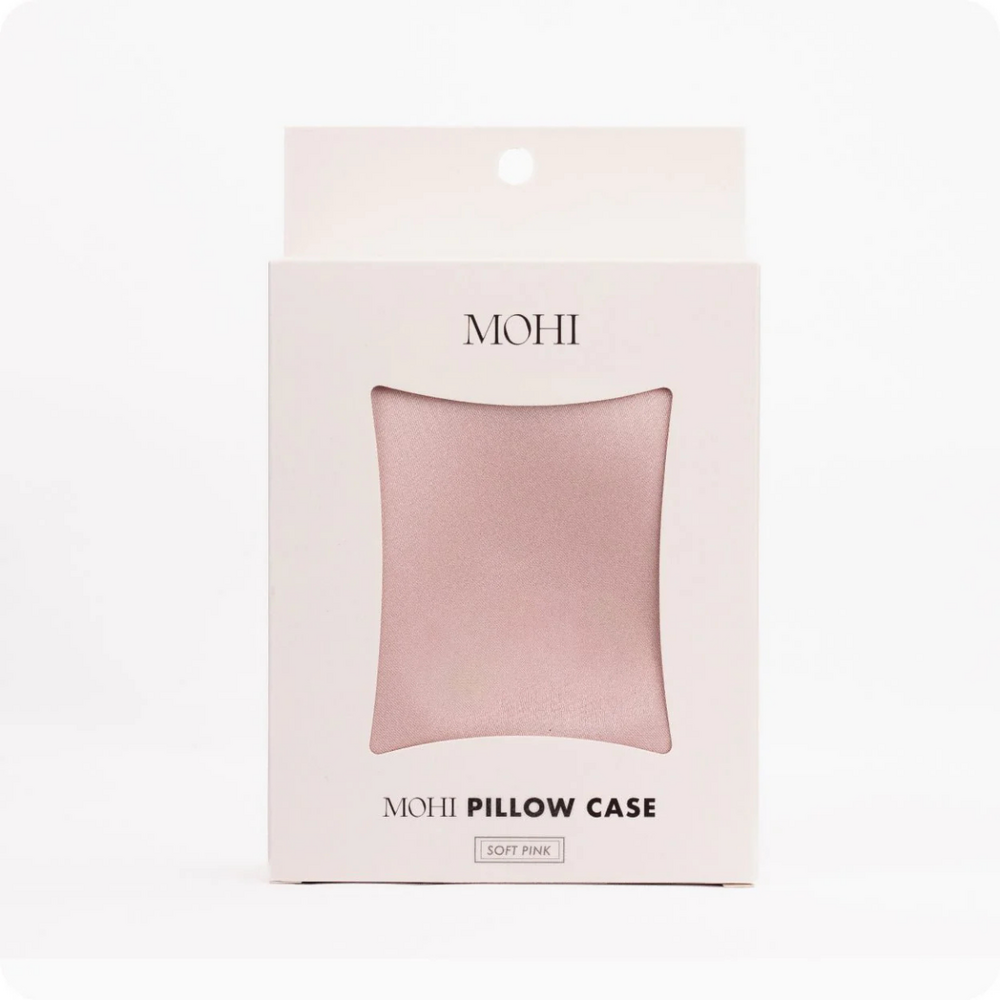 MOHI Satin Pillow Case Soft Pink