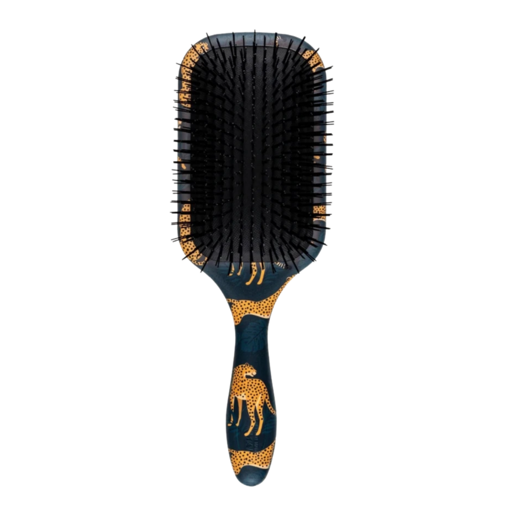 Denman D90L Paddle Brush Leopard Print
