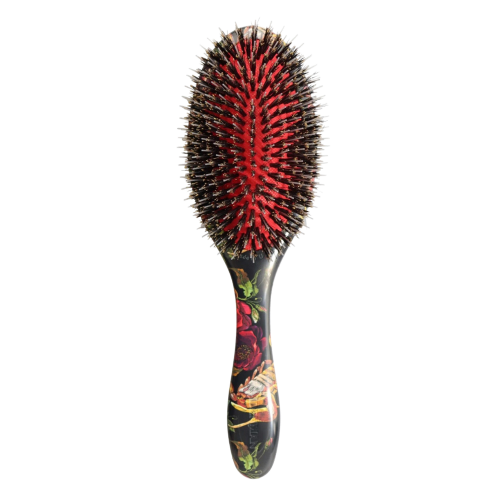 Denman D81M Medium Scorpion Platte Borstel Echt &amp; Nylon Haar