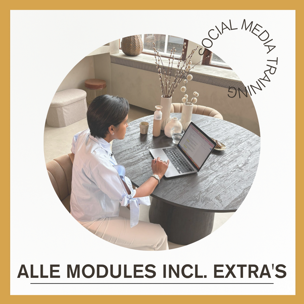 Social media training - alle modules incl. coaching en online feedback