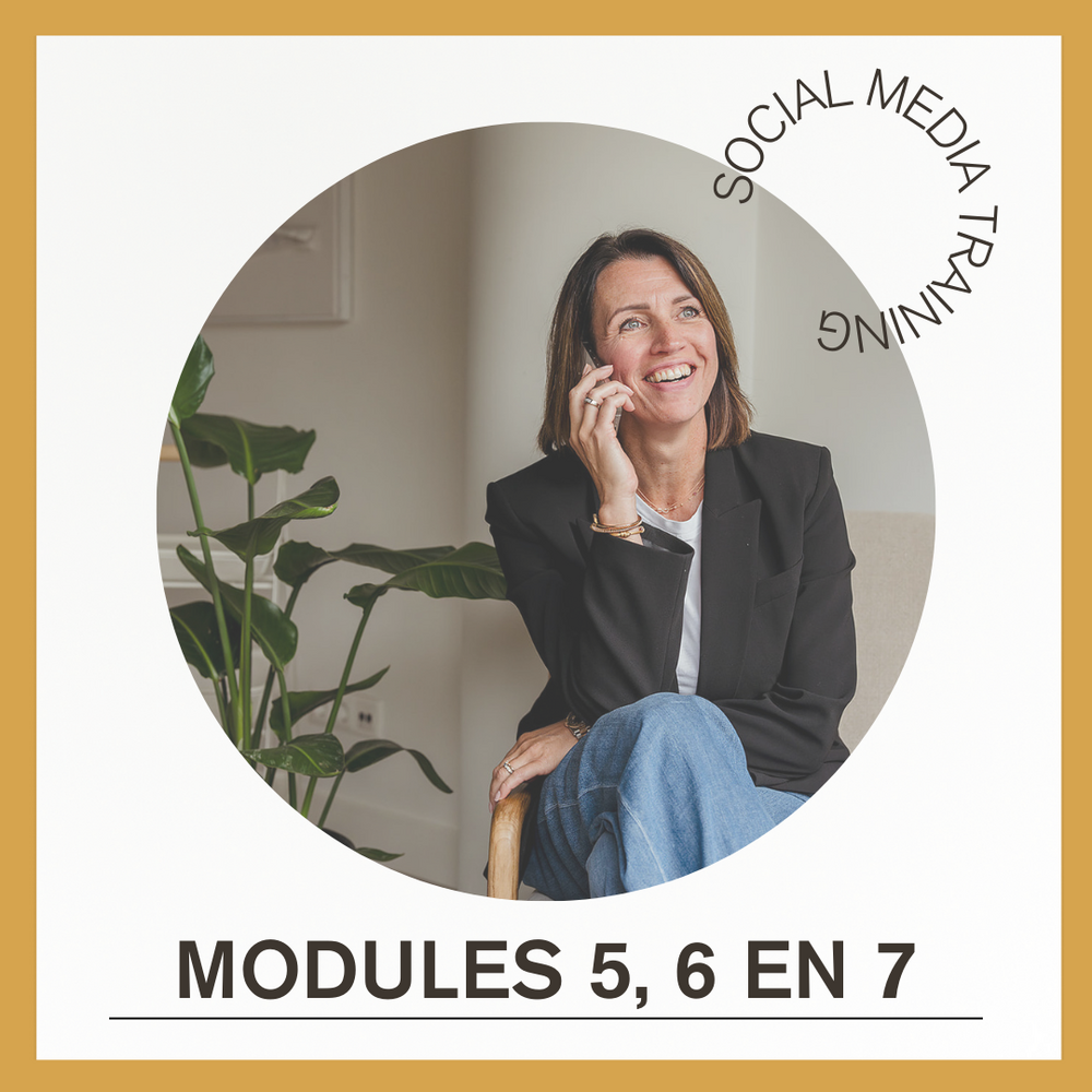 Social media training - modules 5, 6 en 7