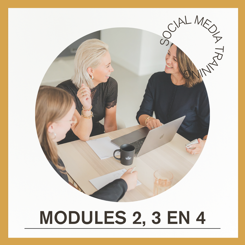 Social media training - modules 2, 3 en 4