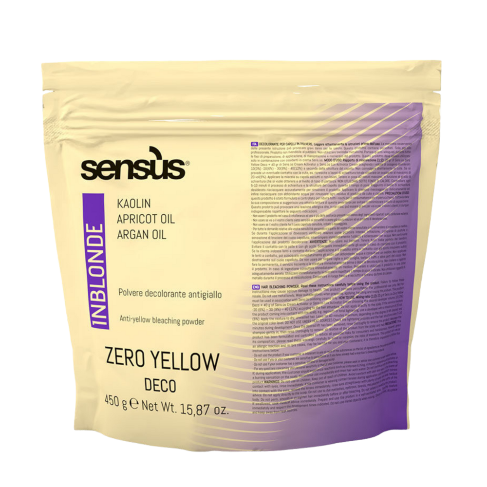 Sens.&ugrave;s Inblonde Zero Yellow Deco 450gr