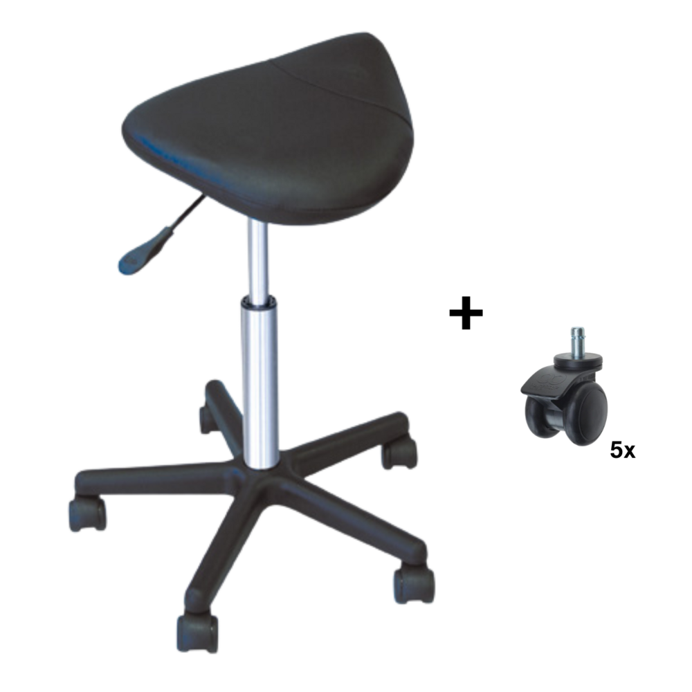 Comair Giant Fury Kappersfiets Zwart + hairproof wielen