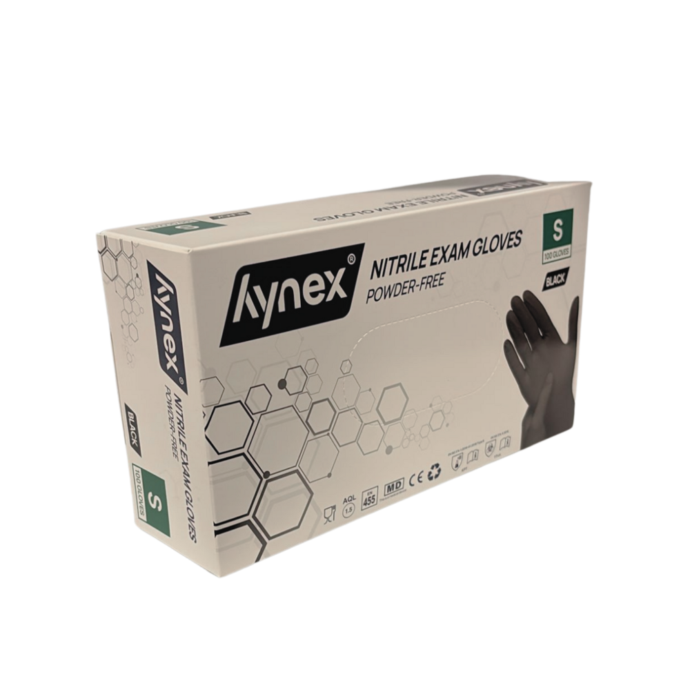 Nitril Handschoenen powder free maat S Zwart