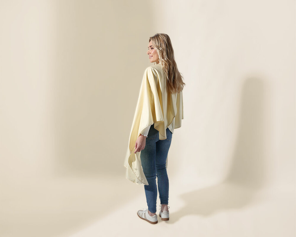 Trend Design Kapmantel Skinny - Champagne Gold - Drukknopen