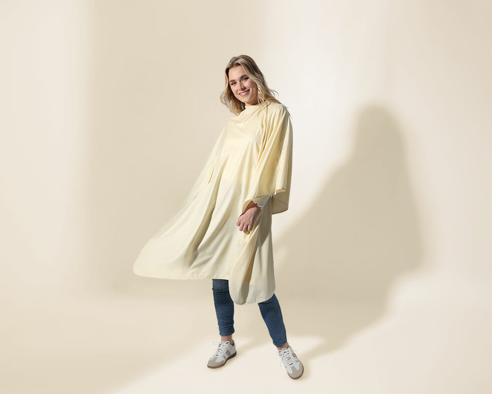 Trend Design Kapmantel Skinny - Champagne Gold - Drukknopen