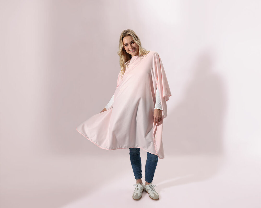 Trend Design Kapmantel Skinny - Bubble Gum - Drukknopen