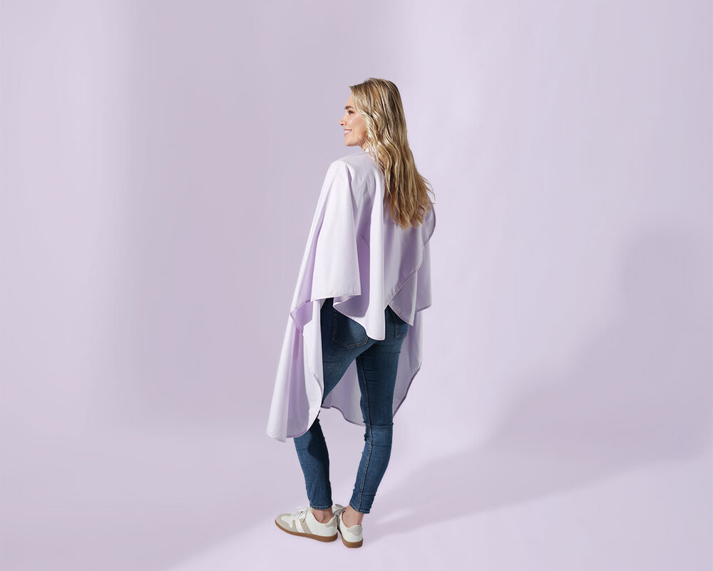 Trend Design Kapmantel Skinny - Oh Lala Lavender - Drukknopen
