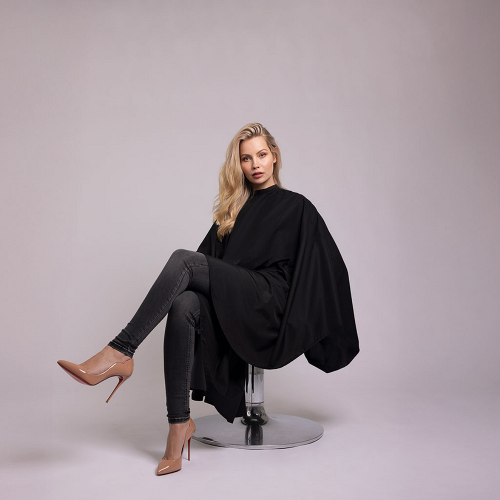 Trend Design French Cut Cutting Cape Black 