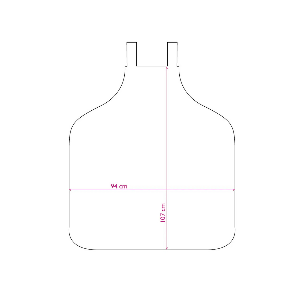 Trend Design Nano Oversize Verfschort Zwart