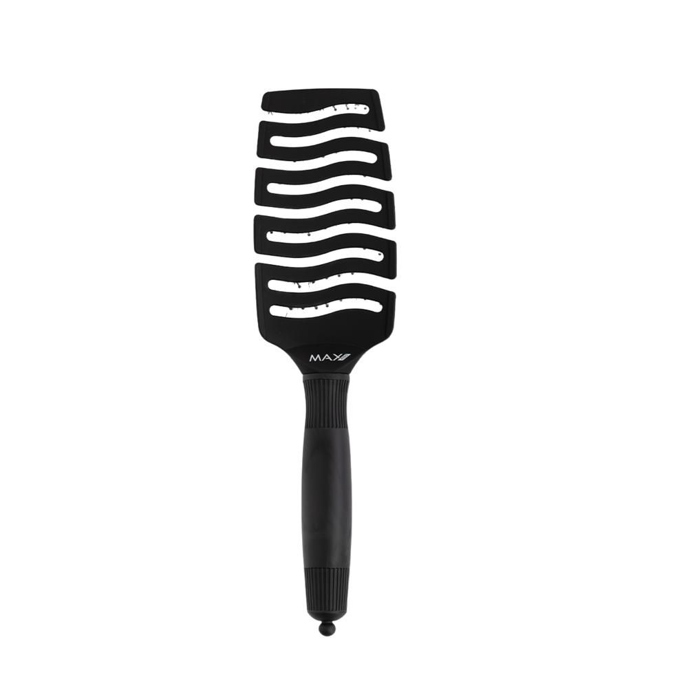 Max Pro Detangler Brush - Midnight Black