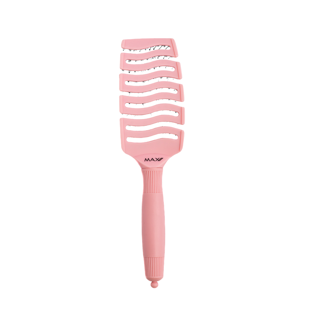 Max Pro Detangler Brush - Pastel Rose