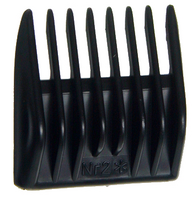 Opzetkam nr.2 (6 mm) zwart plastic