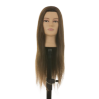 Oefenhoofd Nicole 60 cm Bruin haar