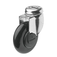 Efalock Clic Tec Caster Silver 4 stuks piccolo