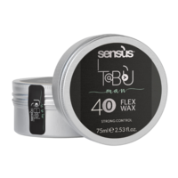 Sens.&ugrave;s T@B&gt;U Men Flex Wax 40 75 ml