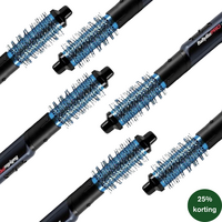 Actie - 6x BabylissPRO Blue Lightning Warme Luchtborstel &oslash; 34mm