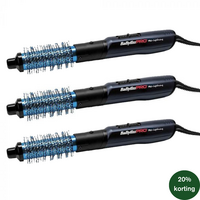 Actie - 3x BabylissPRO Blue Lightning Warme Luchtborstel ø 34mm