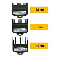 Wahl Opzetkamset Premium Cutting 3 Pack