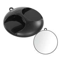 Sibel Handspiegel Luna Zwart 28cm Rond