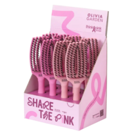 Olivia Garden Fingerbrush Think Pink Edition 2025 display 8 stuks