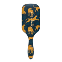 Denman D90L Paddle Brush Leopard Print