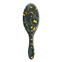 Denman D81M Medium Leopard Spots Platte Borstel Echt &amp; Nylon Haar