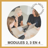 Social media training - modules 2, 3 en 4