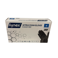 Nitril Handschoenen powder free maat M Zwart