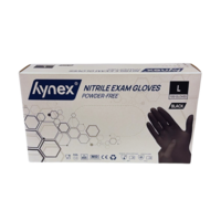 Nitril Handschoenen powder free maat L Zwart