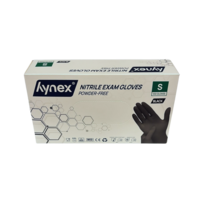 Nitril Handschoenen powder free maat S Zwart