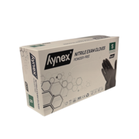 Nitril Handschoenen powder free maat S Zwart