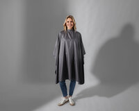 Trend Design Kapmantel Skinny - Soft Black - Drukknopen