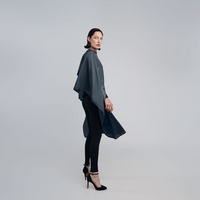 Trend Design Nano Air Cutting Cape Grey Snaps