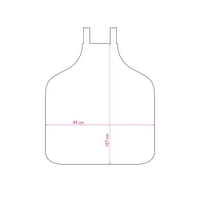 Trend Design Nano Oversize Verfschort Zwart