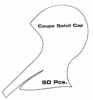 Wegwerp coupe soleil muts enkel
