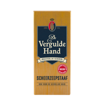 Vergulde Hand Scheerstaaf 75gr