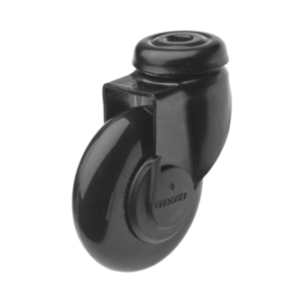 Efalock Clic Tec Caster black 4 stuks piccolo 