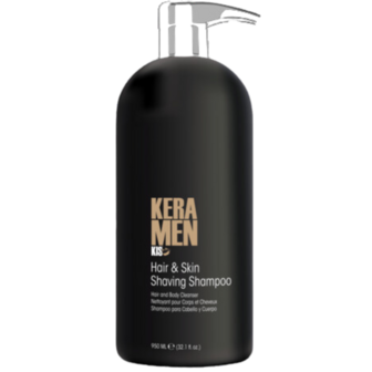 Kera Men Hair &amp; Skin Shaving Shampoo 950ml