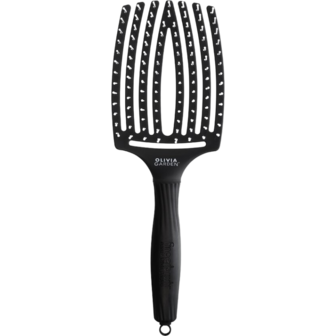 Olivia Garden Fingerbrush Zwart Large