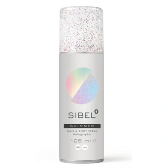 SIBEL Head and Body Glitter Spray Holographic 125ml