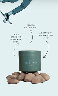 Rehab Hairwax Mud 92 100gr